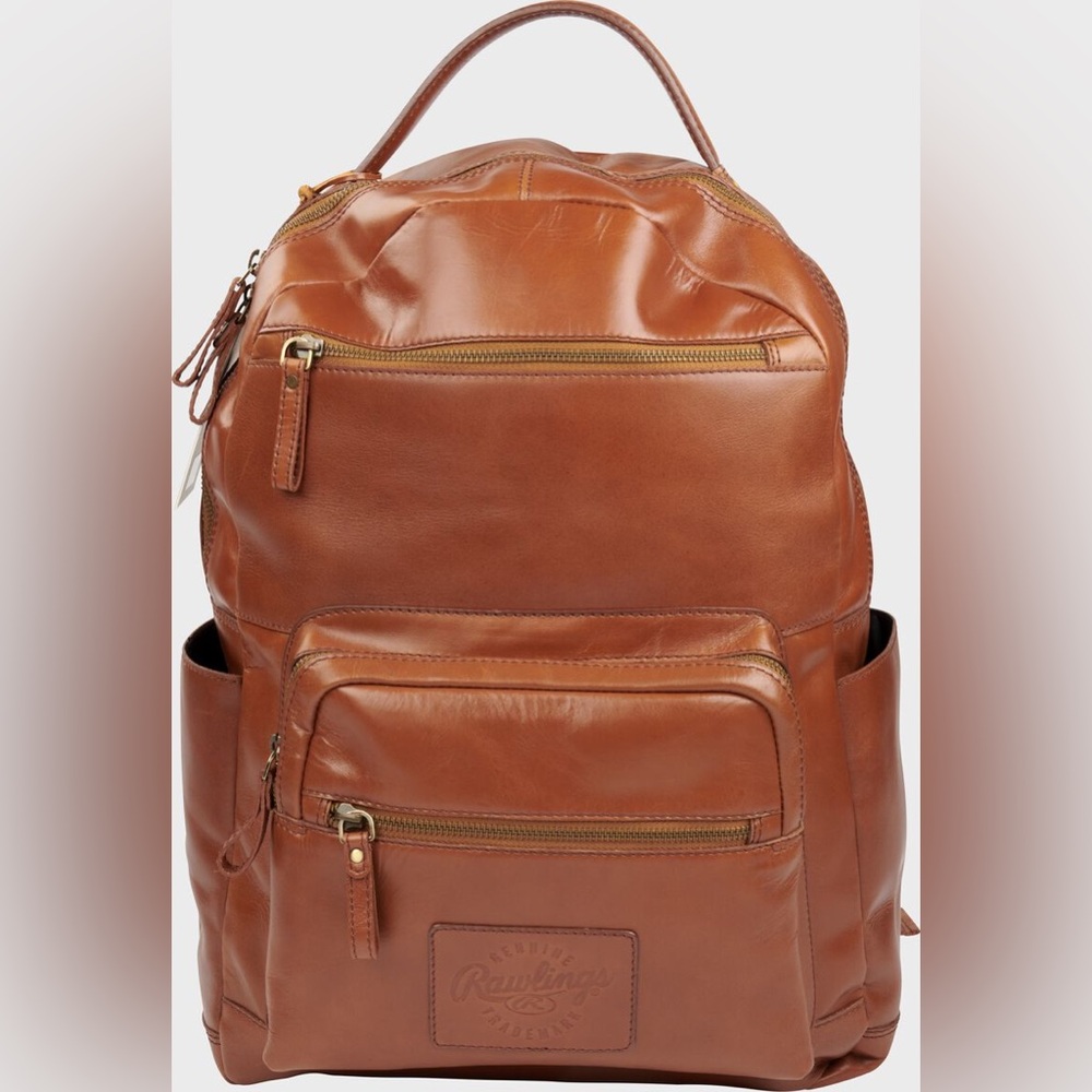 Rawlings Brown Backpack with Luxurious Leather Finish